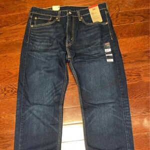 New Men’s Levi Jeans 505 Regular Eco Ease Stretch Jeans size 32x32